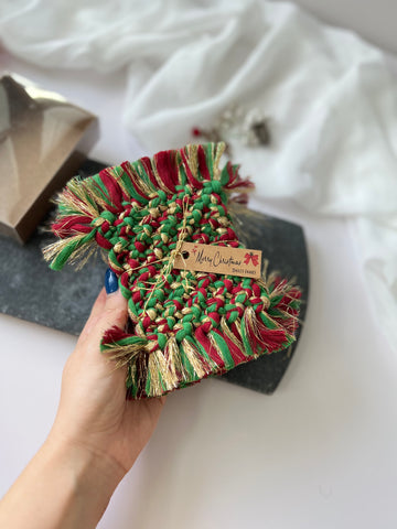 Macrame Coasters - Rustic Christmas Favors and Holiday Gifts